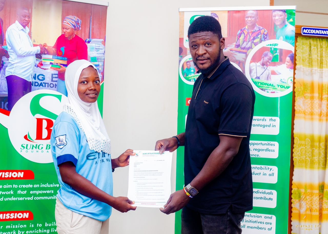 Zulfa Osman Abugri Receives A four-year Education Sponsorship 